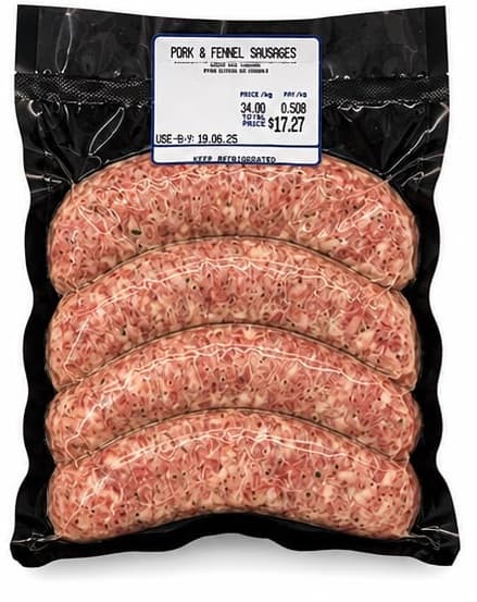 Pork & Fennel Sausages