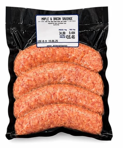 Bacon & Maple Sausages