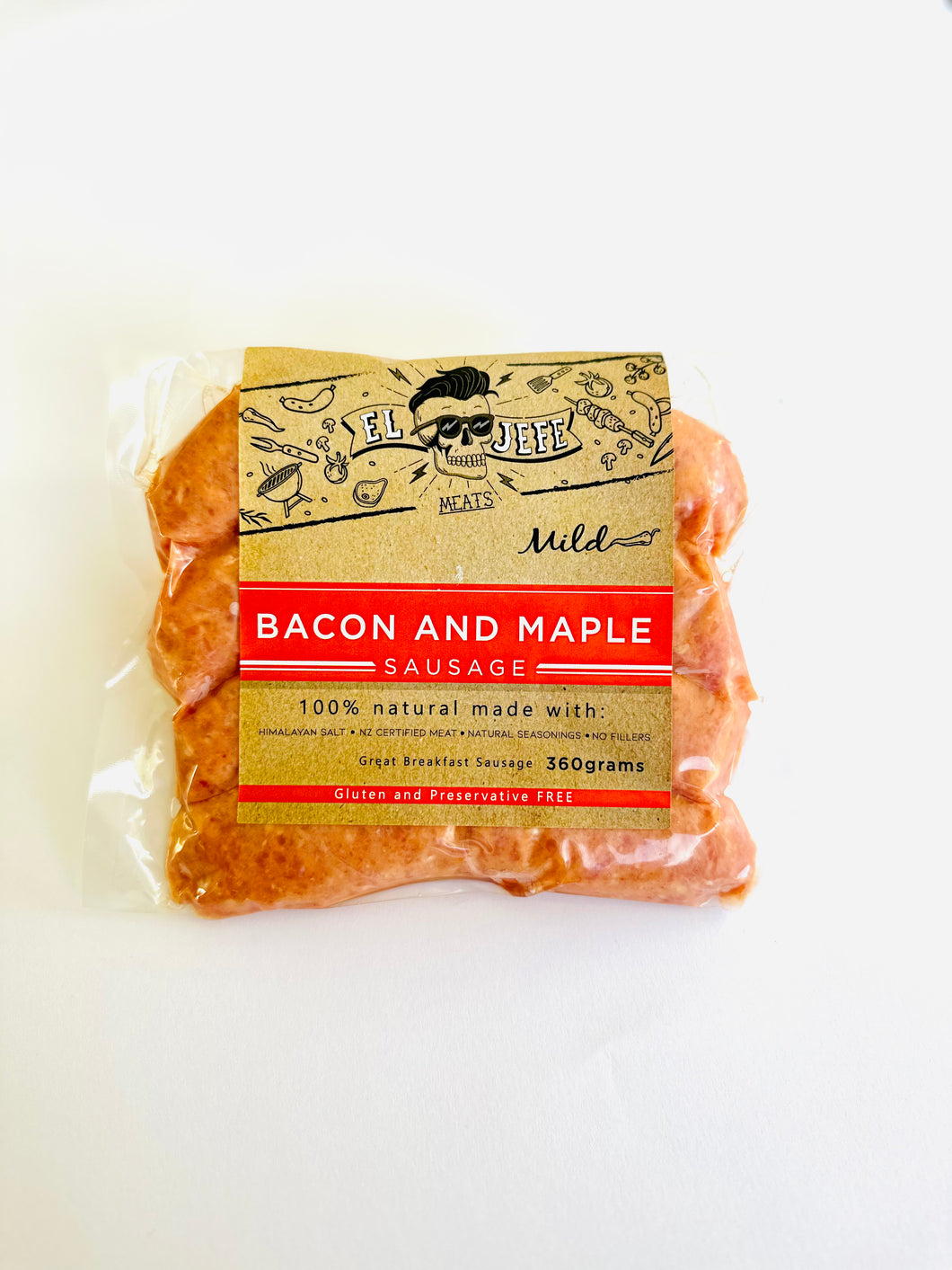 Bacon and Maple Sausages